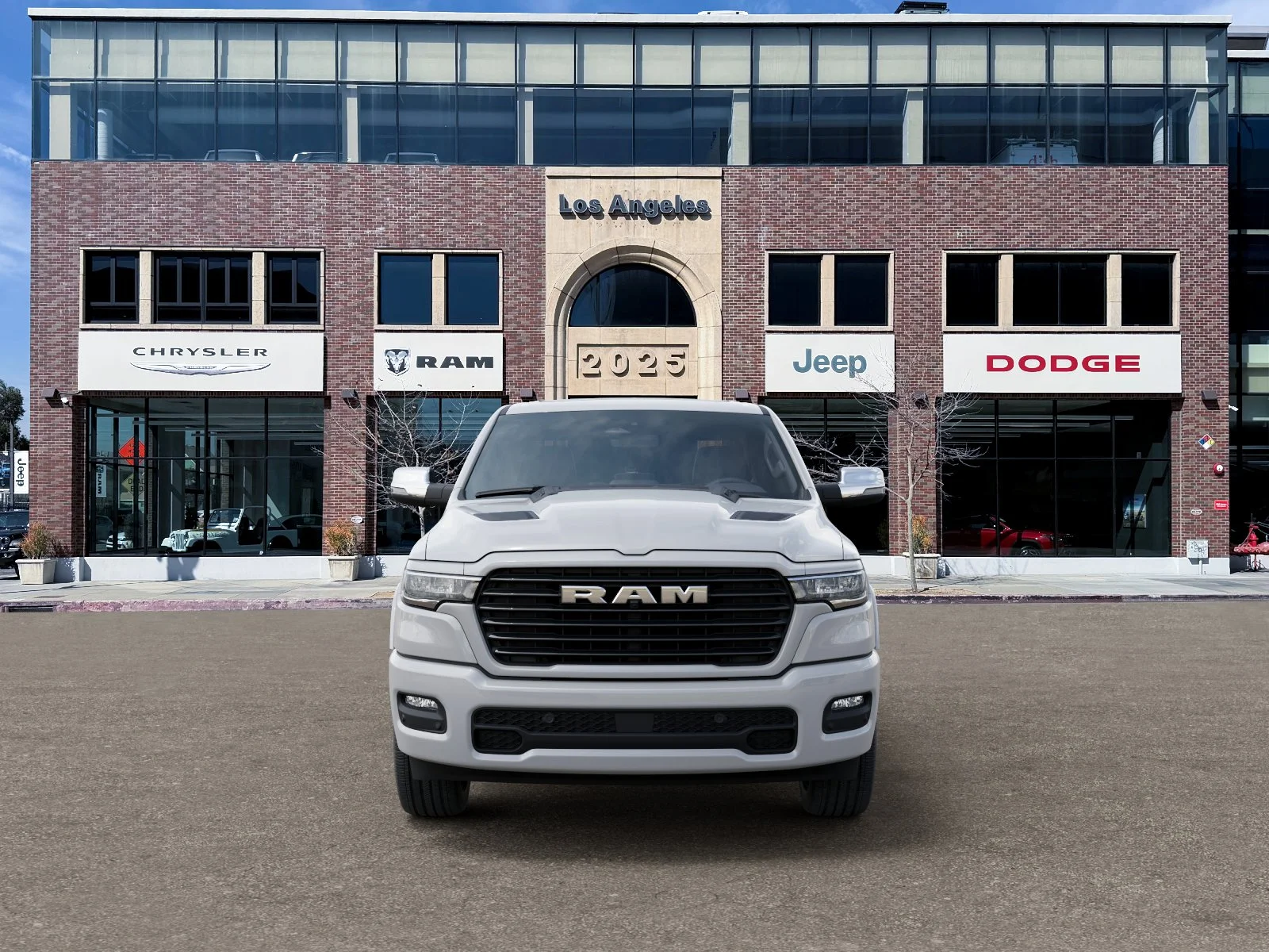 New 2026 Bright White Clear-Coat Exterior Paint RAM Laramie image 32