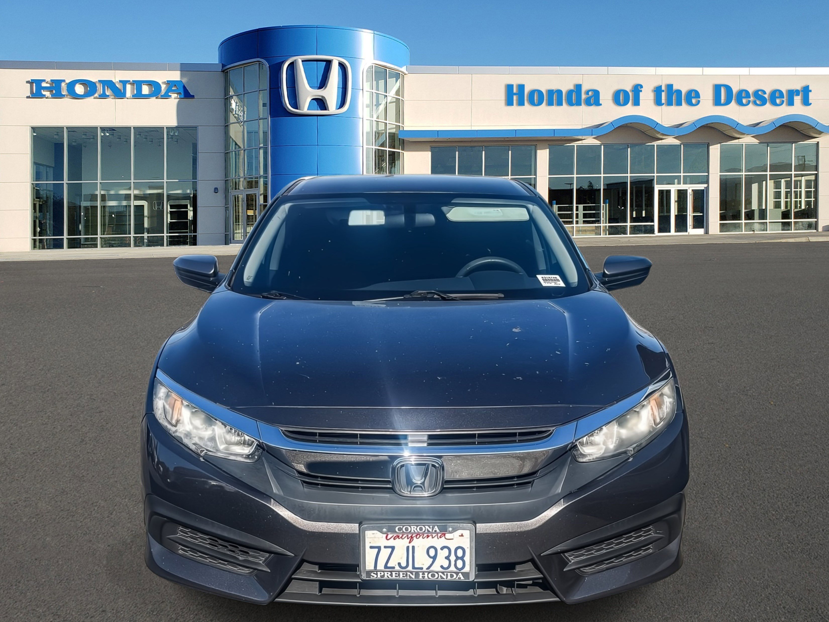 Used 2017 Honda Civic LX with VIN 19XFC2F57HE203079 for sale in Cathedral City, CA