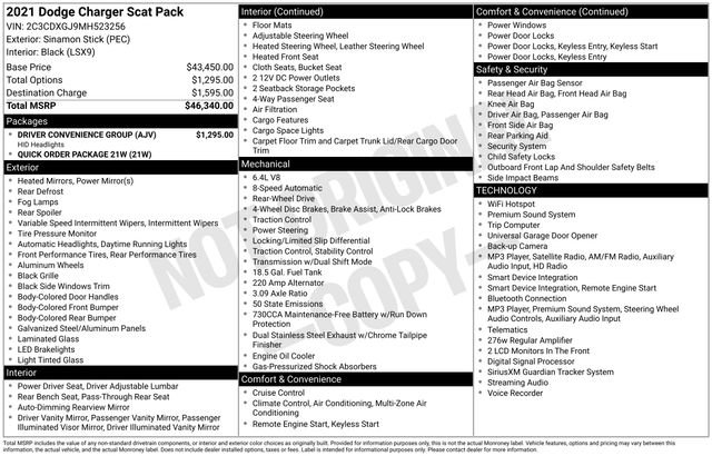 Used 2021 Orange Dodge R T Scat Pack image 8