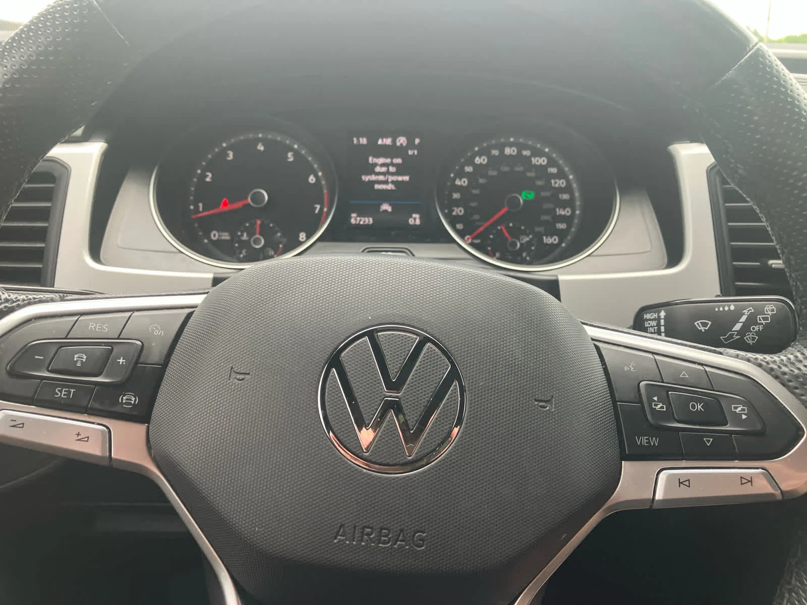 Used 2021 Pure Gray Volkswagen 3.6L V6 SE w/Technology R-Line image 15