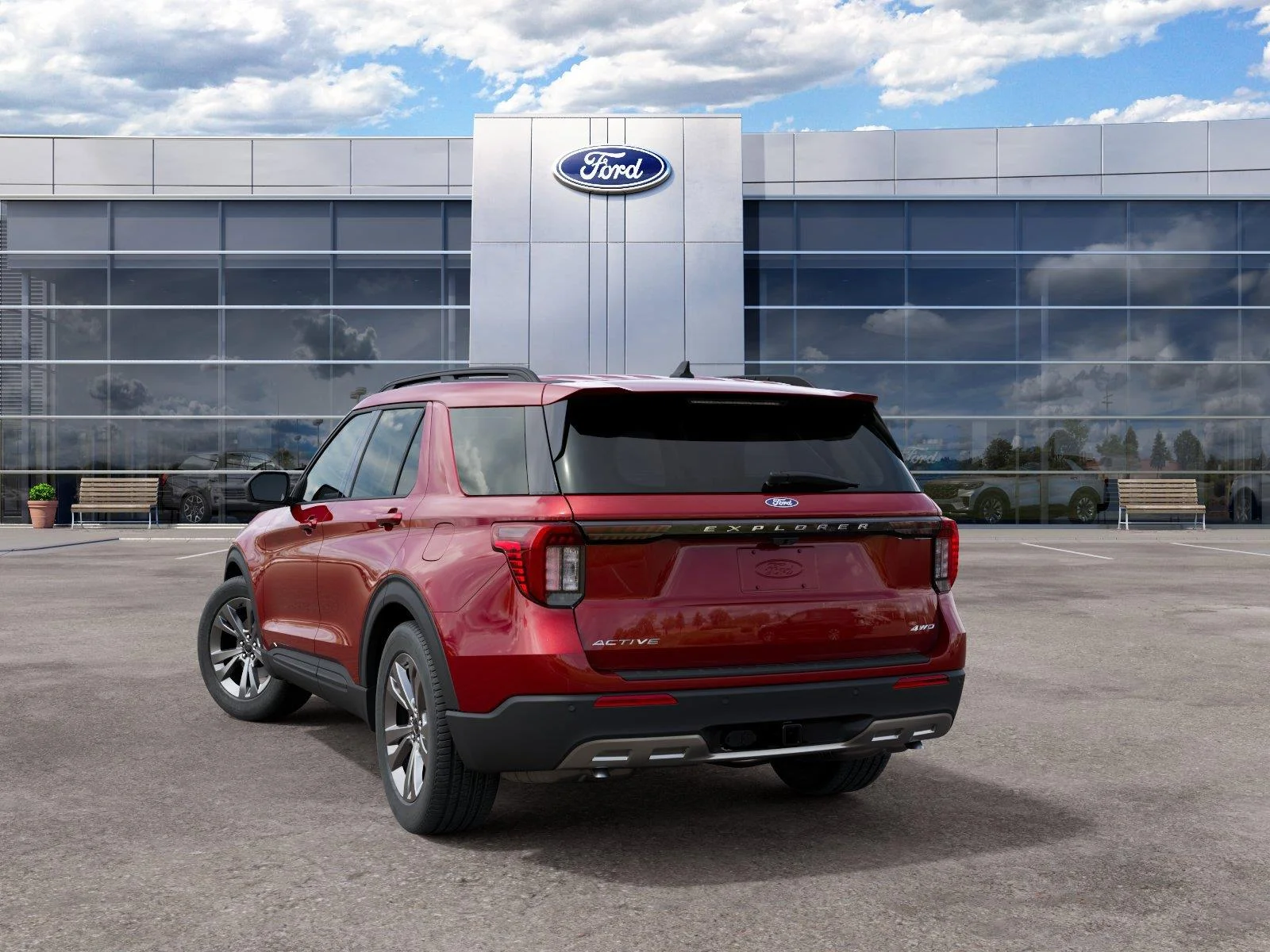 New 2027 Ruby Red Metallic Tinted Clearcoat Ford Active image 8