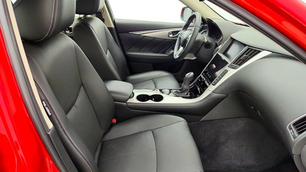 Used 2023 Dynamic Sunstone Red INFINITI LUXE AWD image 24