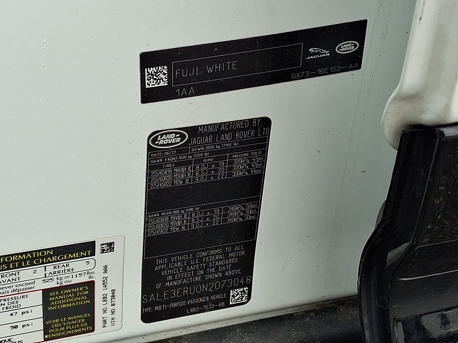 Used 2022 Fuji White - 1AA Land Rover 110 X-Dynamic HSE image 27