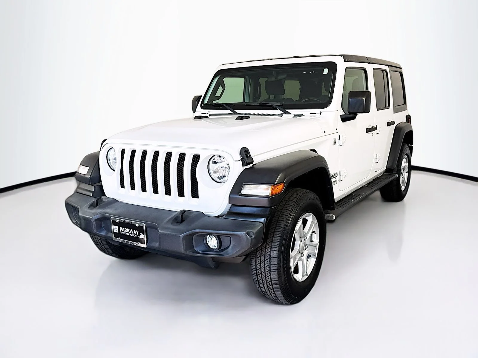 Used 2019 White Jeep Unlimited Sport S image 3
