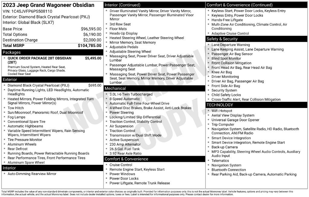 Used 2023 Black Jeep Series II image 11