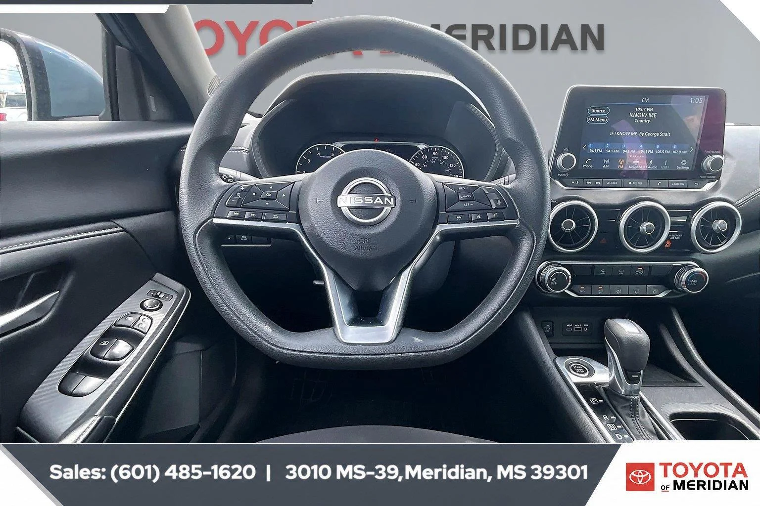 Used 2025 Atlantic Gray Metallic Nissan SV image 5