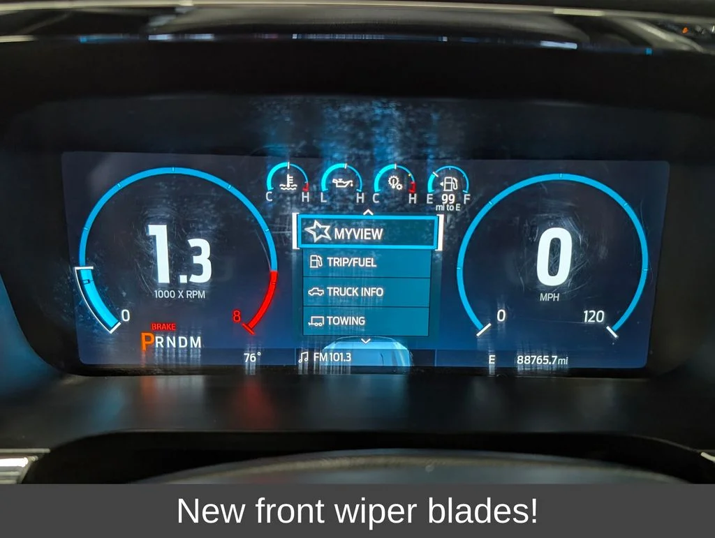 Used 2022 Antimatter Blue Metallic Ford Lariat image 4