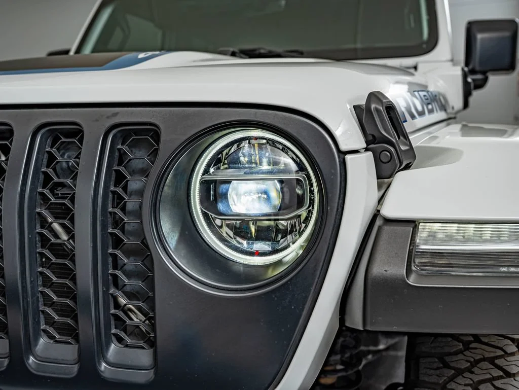 Used 2021 Bright White Clearcoat Jeep Unlimited Rubicon 4xe image 12