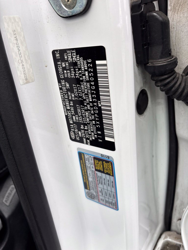 Used 2018 White Kia LX image 14