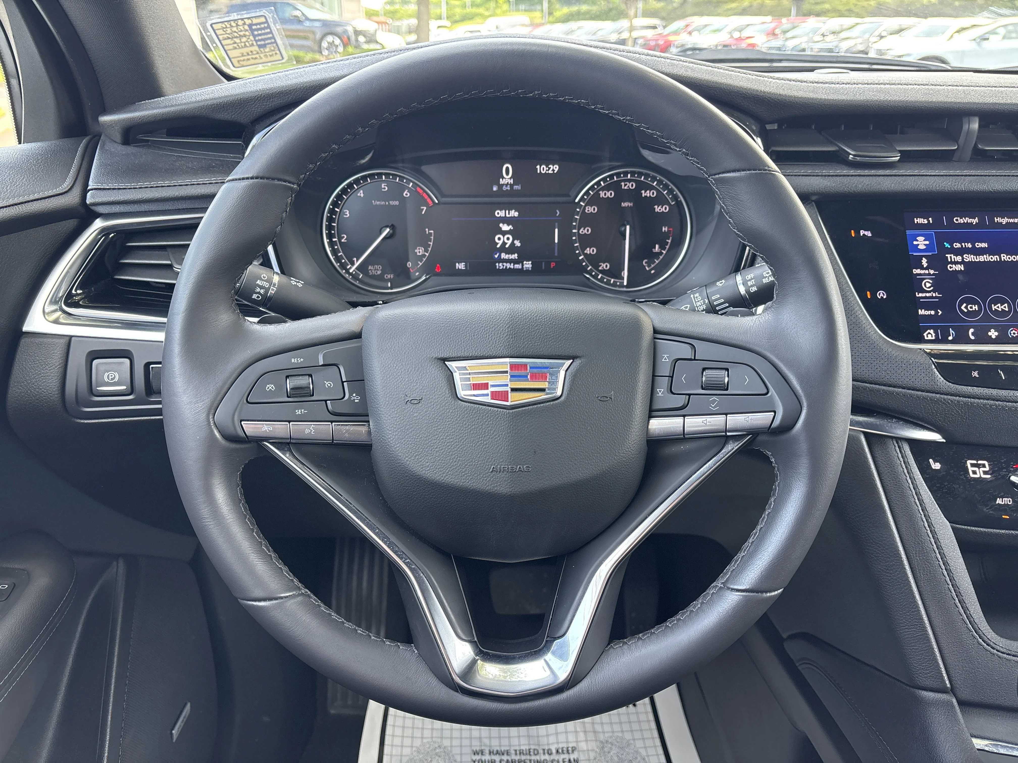 Used 2024 Crystal White Tricoat Cadillac AWD Luxury image 23