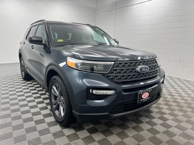 Used 2023 Stone Blue Metallic Ford XLT image 1
