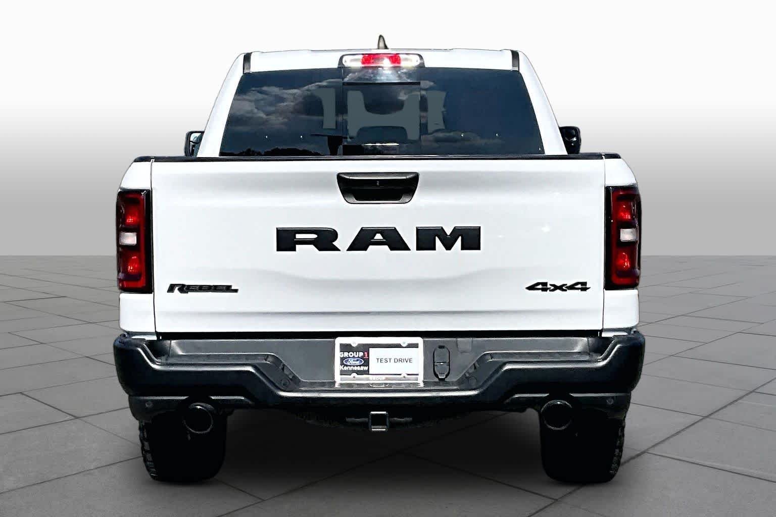 Used 2025 Bright White Clearcoat Ram Rebel image 4