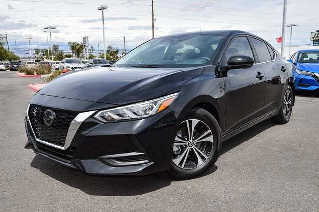 Used 2021 Black Nissan SV image 1