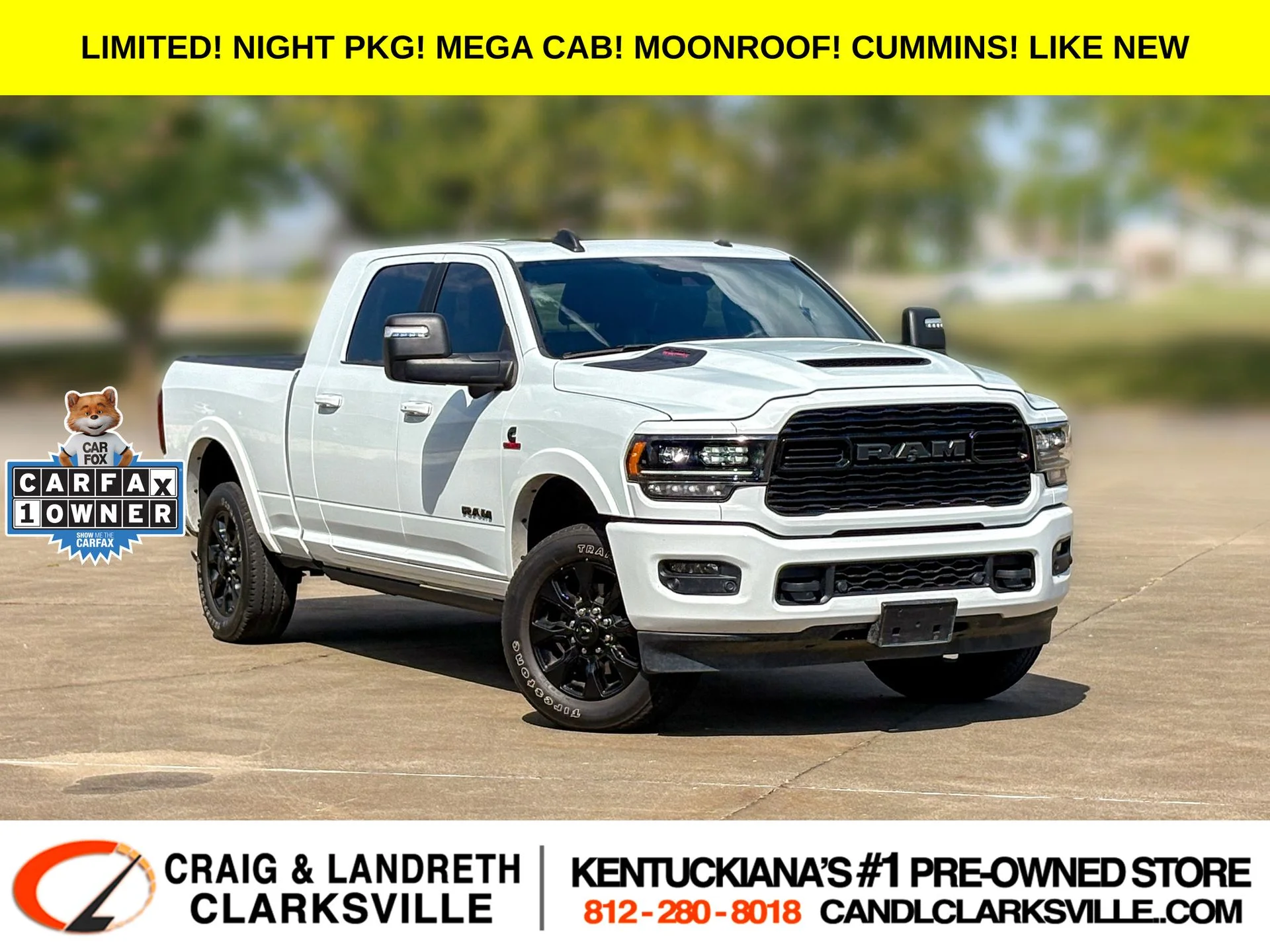 Used 2024 White Ram Limited image 1