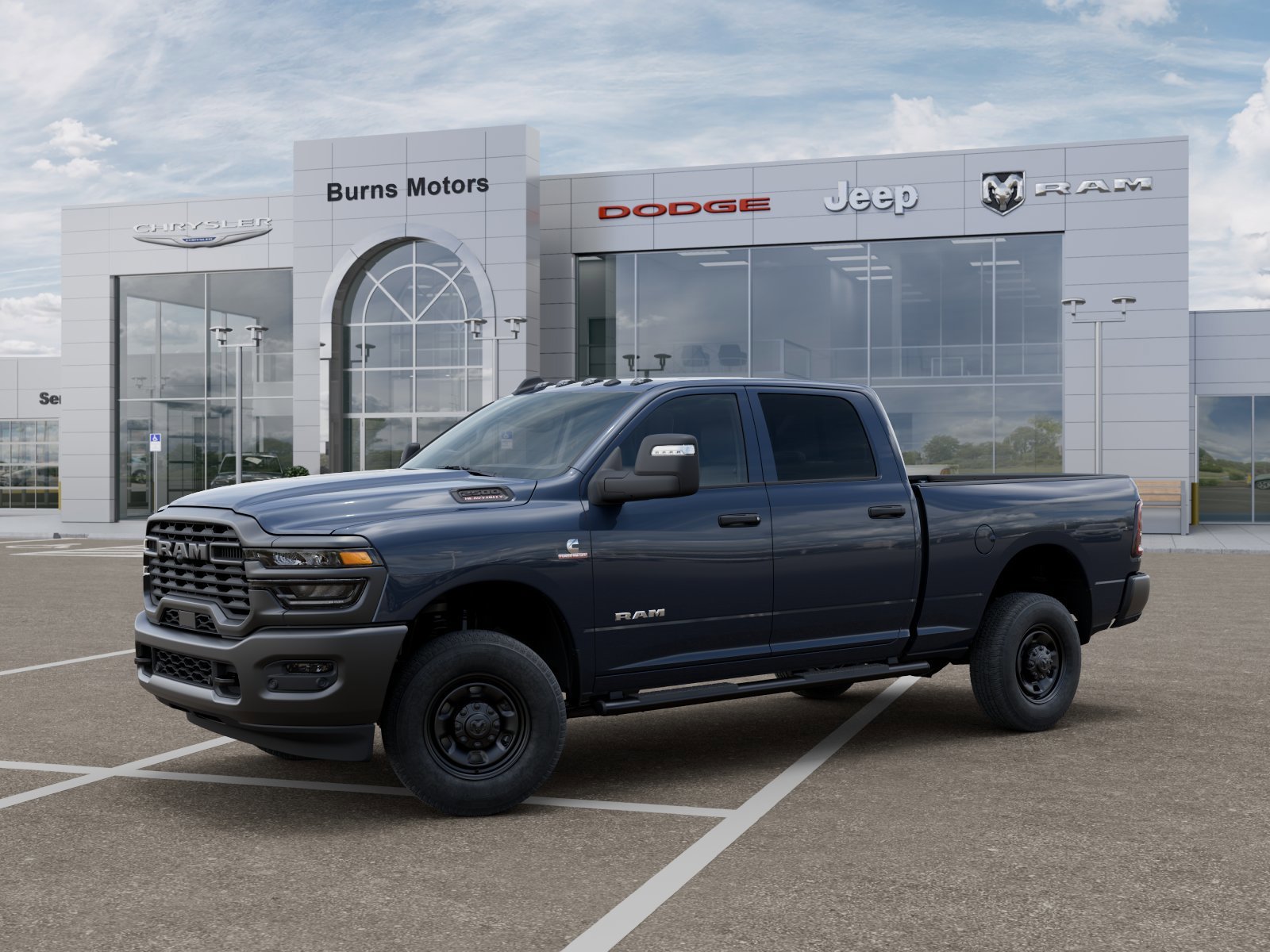 New 2026 Forged Blue Metallic Exterior Paint Ram Warlock image 2