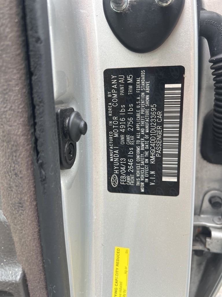 Used 2013 Silver Hyundai 3.8 image 14