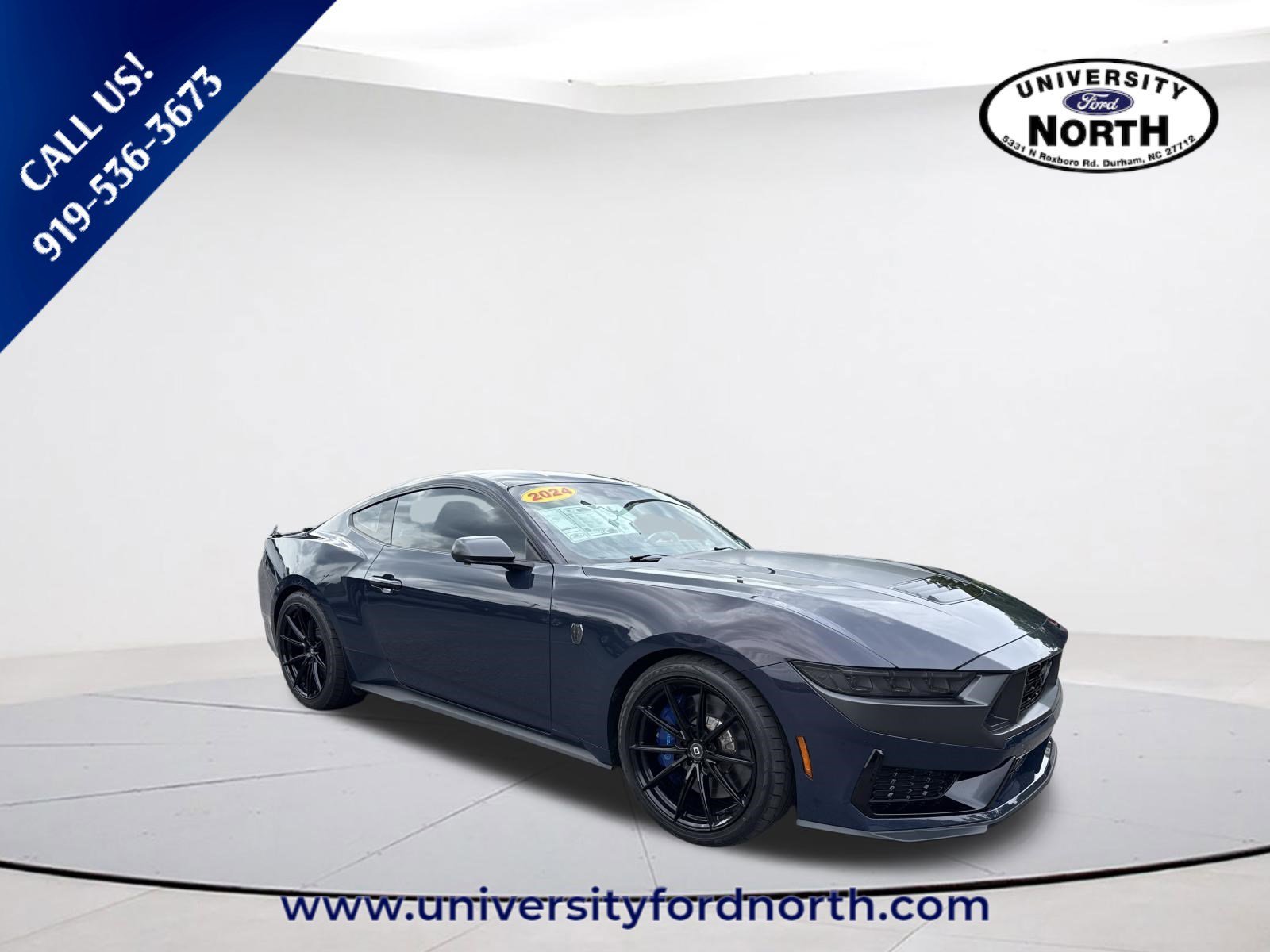 Used 2024 Blue Ember Metallic Ford Dark Horse image 1