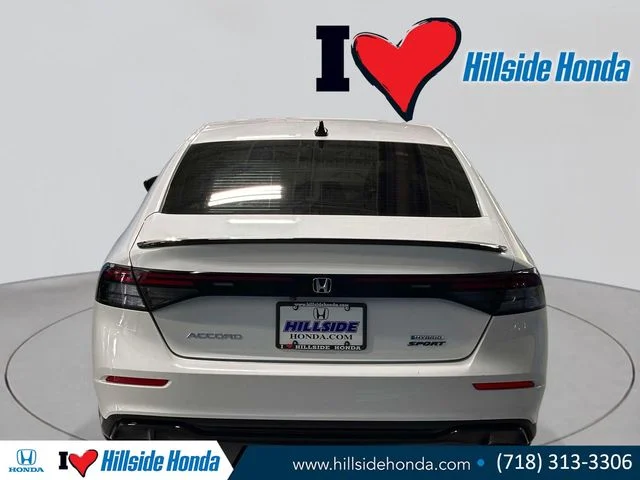 Certified Used 2023 Platinum White Pearl Honda HYBRID SPORT-L image 4