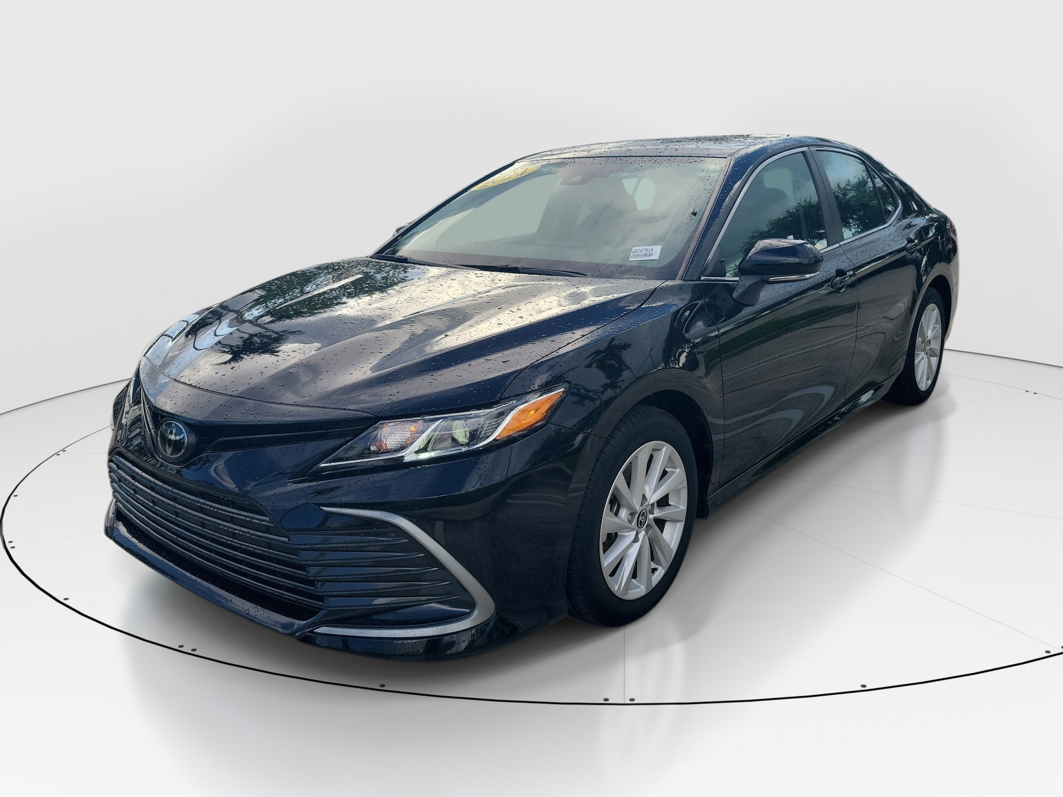Used 2024 Midnight Black Metallic Toyota LE image 3