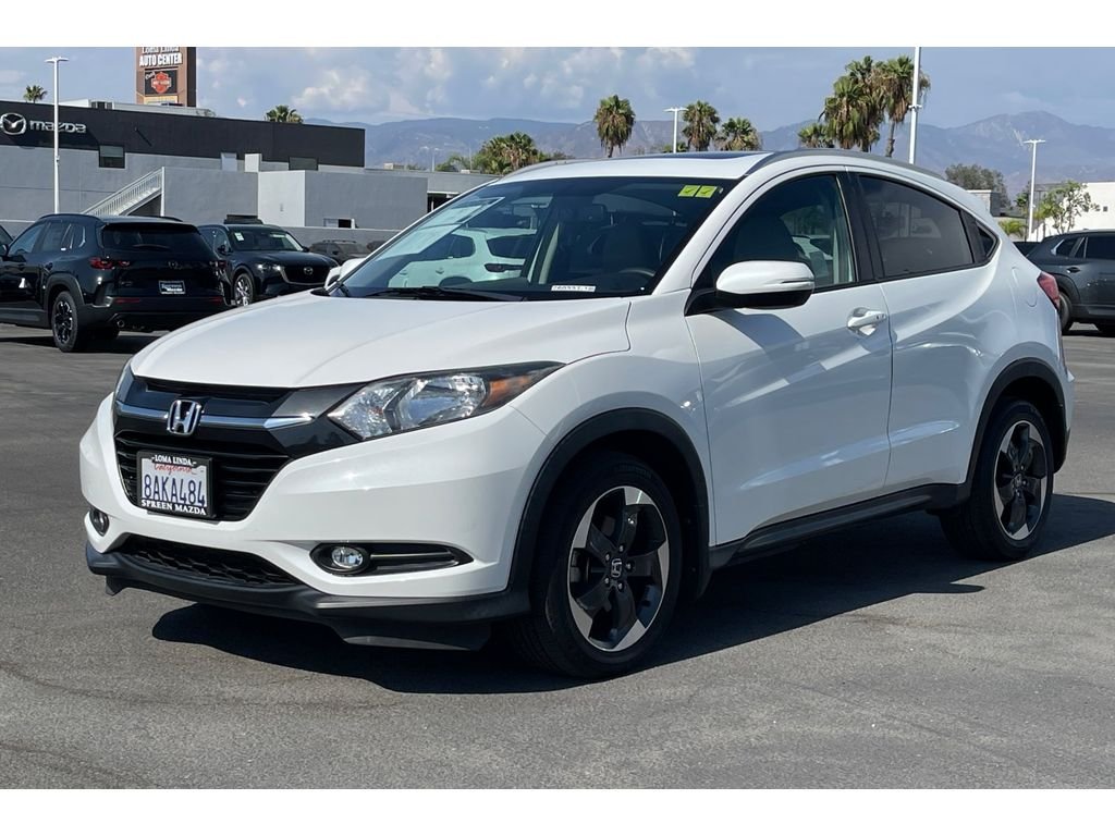 Used 2018 Honda HR-V EX-L with VIN 3CZRU6H73JM700443 for sale in Loma Linda, CA