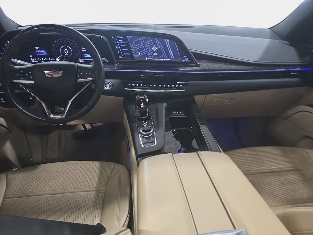 Used 2023 Crystal White Tricoat Cadillac Premium Luxury image 10