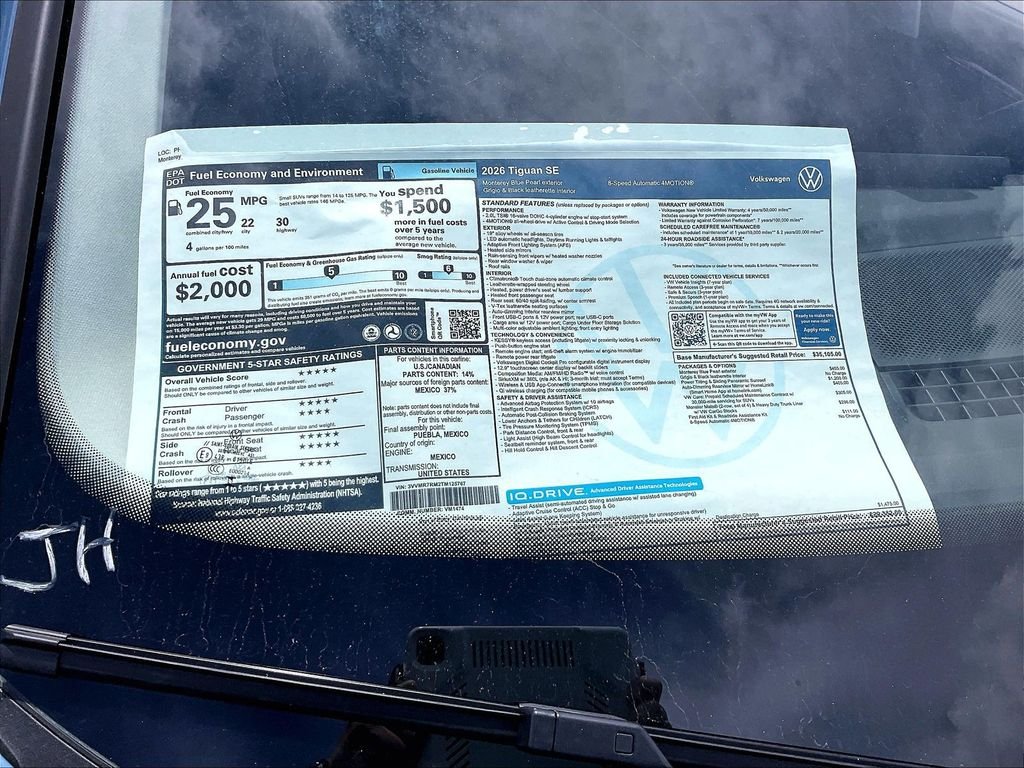 New 2026  Volkswagen 2.0T SE image 17