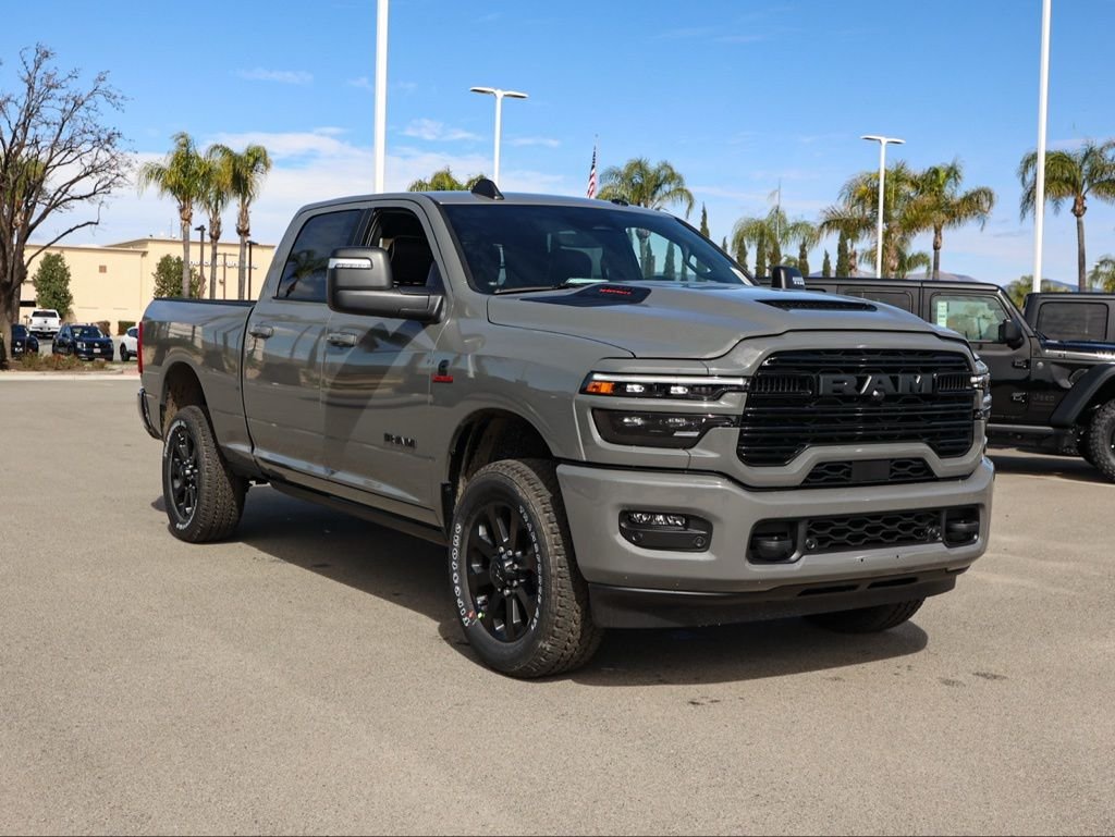 New 2026 Ceramic Gray Clear-Coat Exterior Paint RAM Laramie image 1