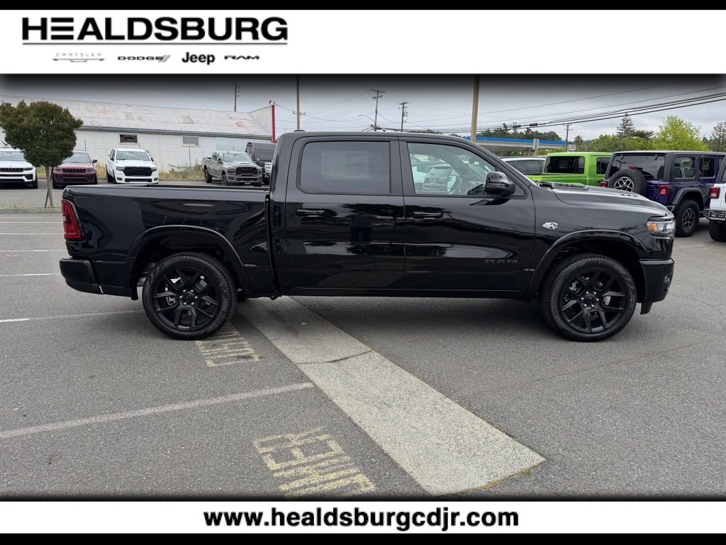 New 2026 Diamond Black Crystal Pearl-Coat Exterior Paint RAM Laramie image 6