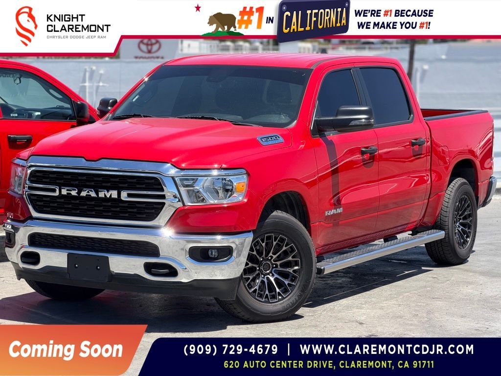Used 2024 Flame Red Clearcoat Ram Big Horn/Lone Star image 1