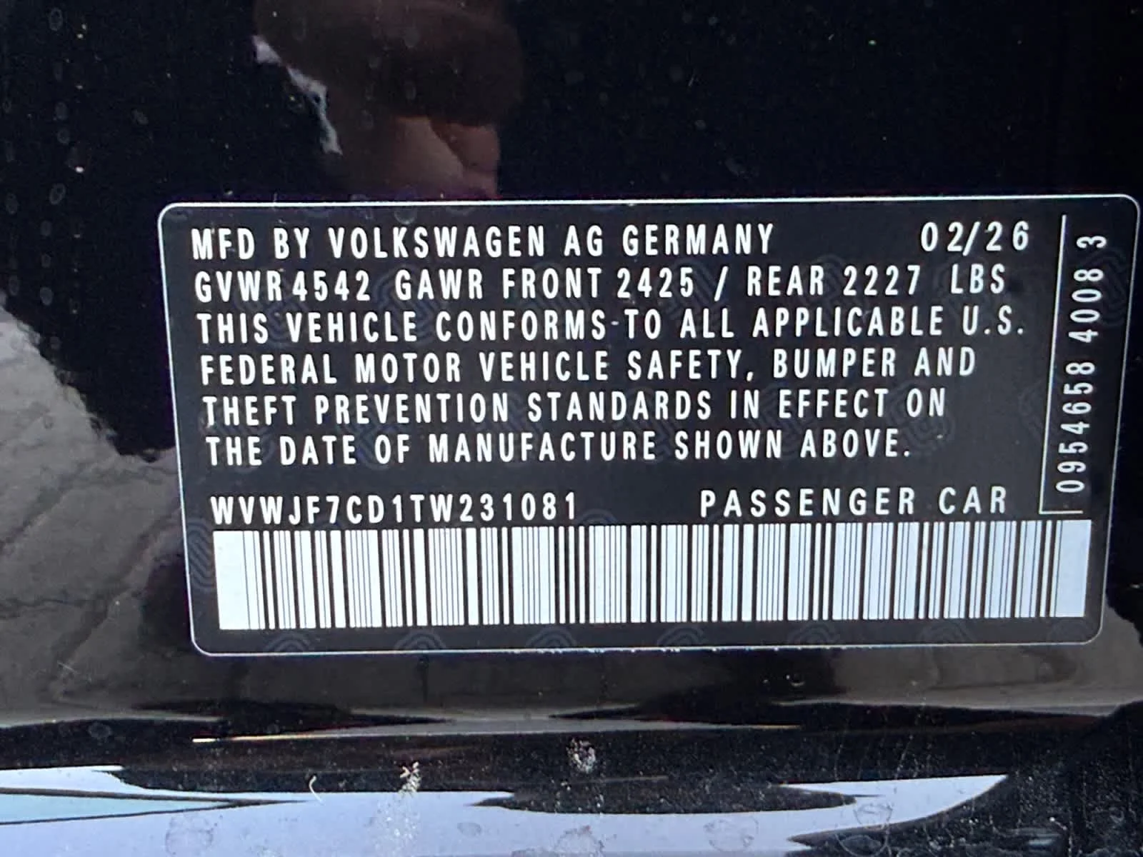 New 2026 Mythos Black Metallic Volkswagen  image 25