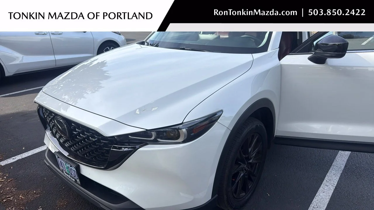 Used 2025 Rhodium White Metallic Mazda 2.5 S Carbon Edition image 1