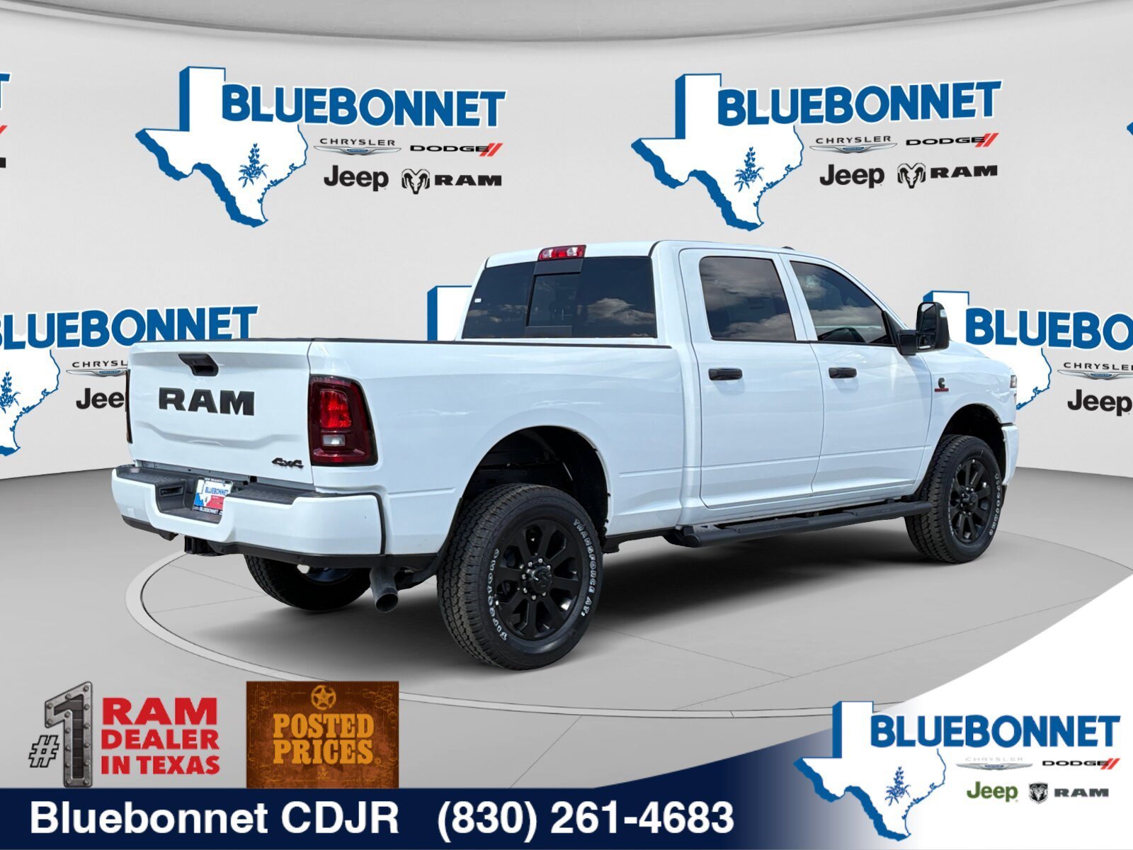 New 2027 Bright White Clear-Coat Exterior Paint RAM Black Express image 5