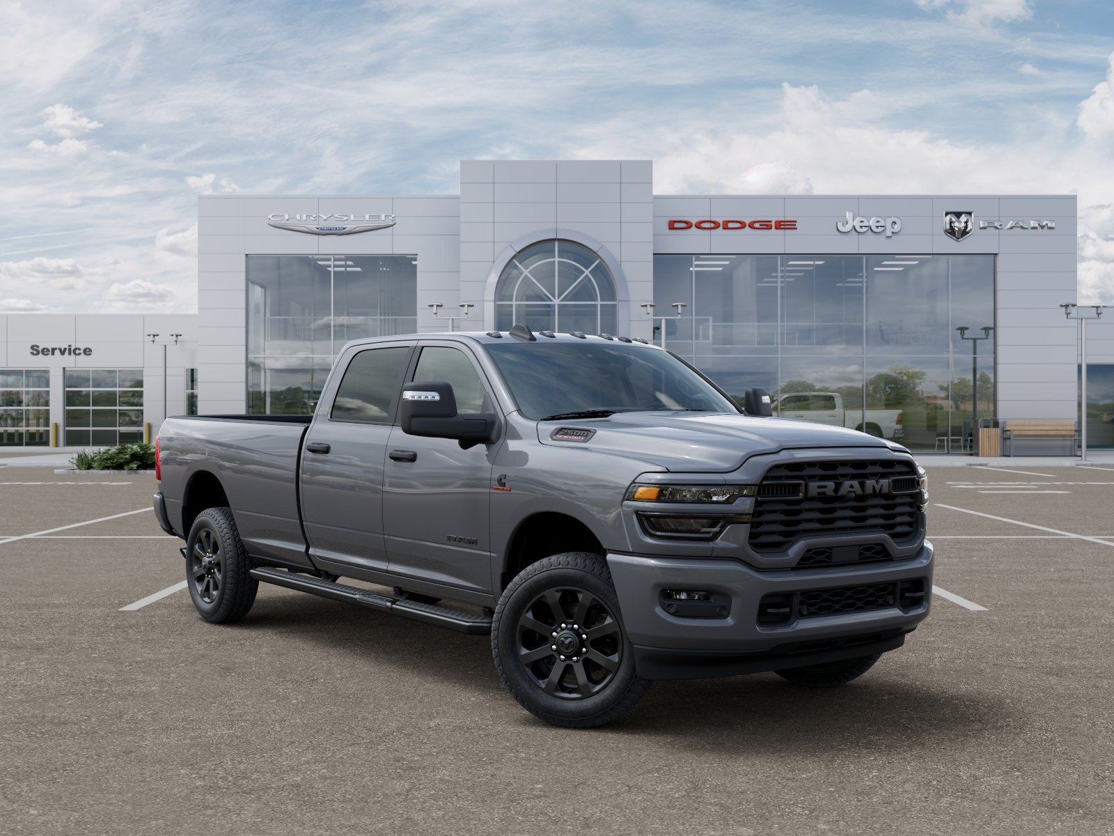 New 2026 Ceramic Gray Clear-Coat Exterior Paint RAM Big Horn image 32
