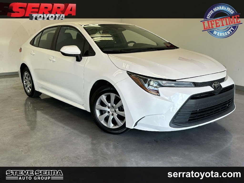 Certified Used 2023 White Toyota LE image 1
