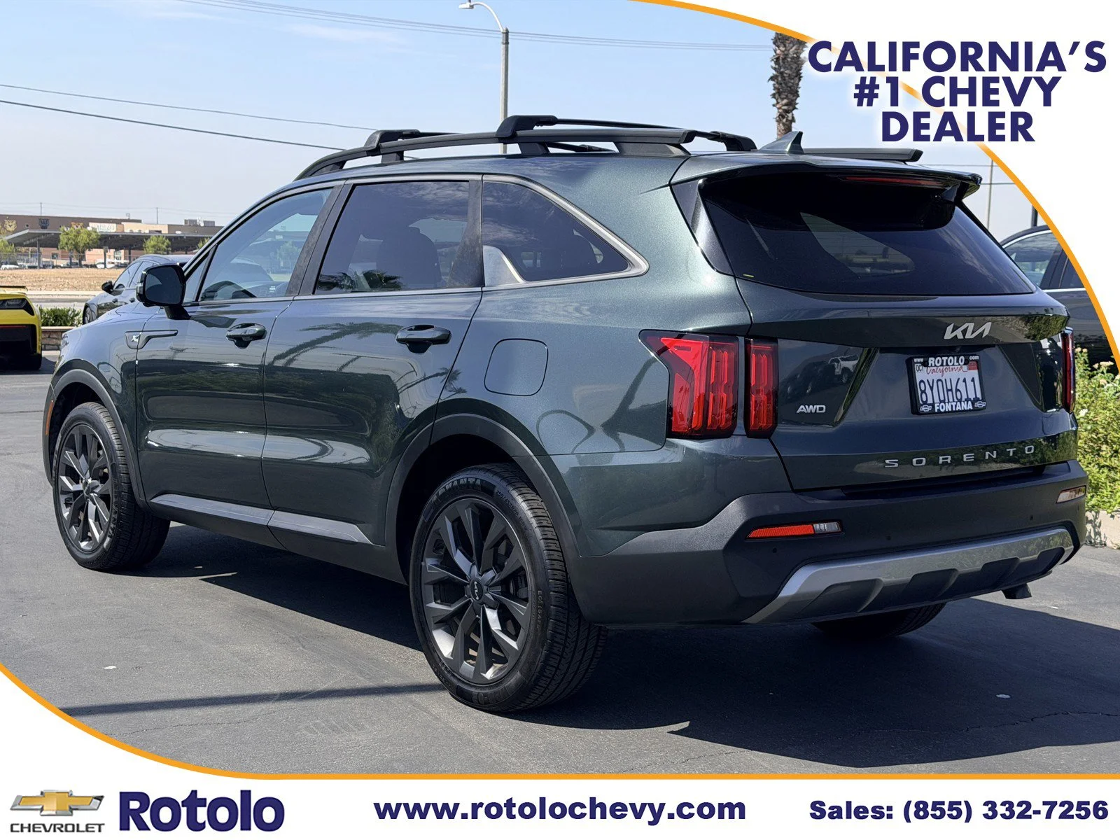 Used 2022 Aruba Green Kia X-Line SX Prestige image 4