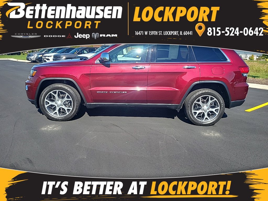 Certified Used 2021 Red Jeep Limited image 2