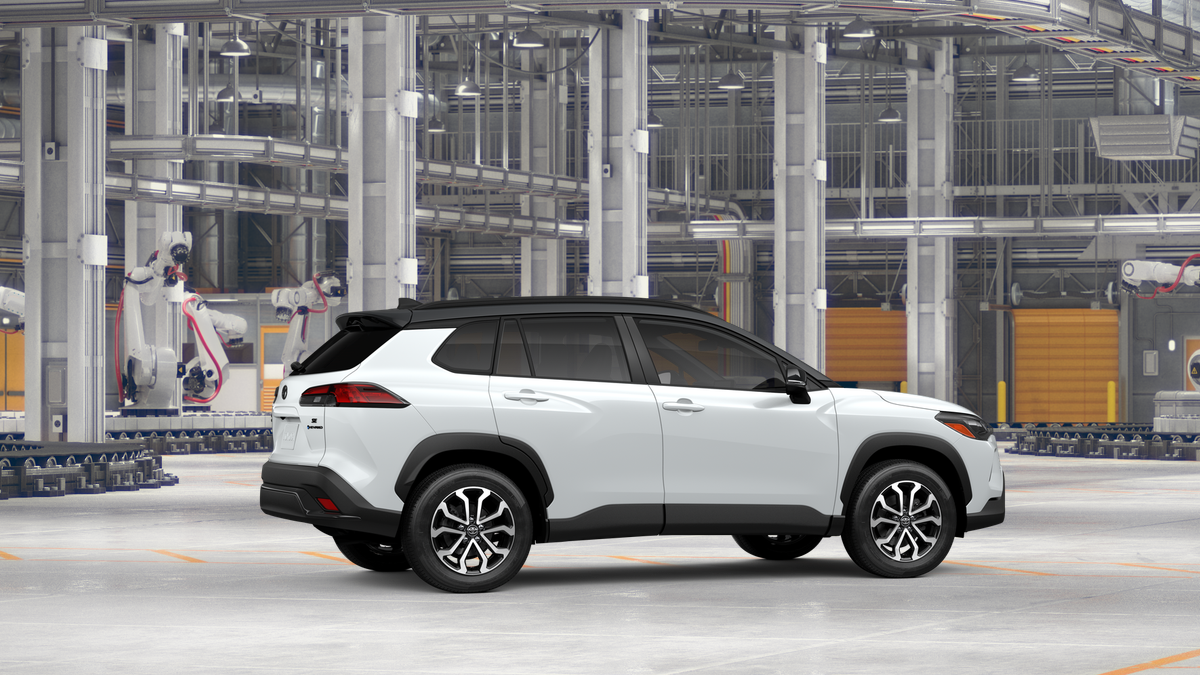 New 2026 Wind Chill Pearl with Jet Black roof Toyota Hybrid SE image 19
