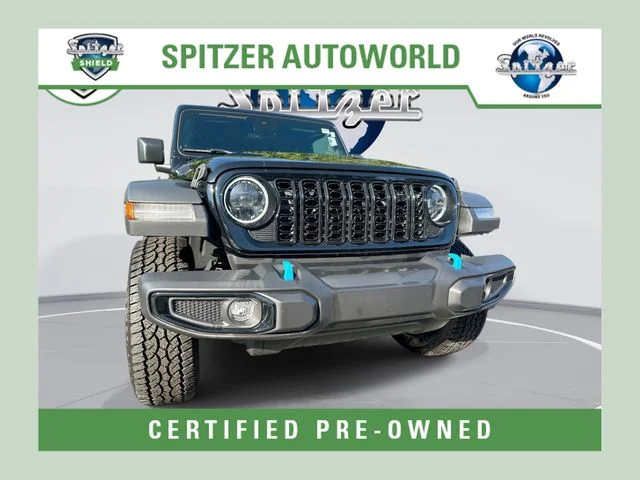 Used 2024 Black Jeep Willys 4xe image 1
