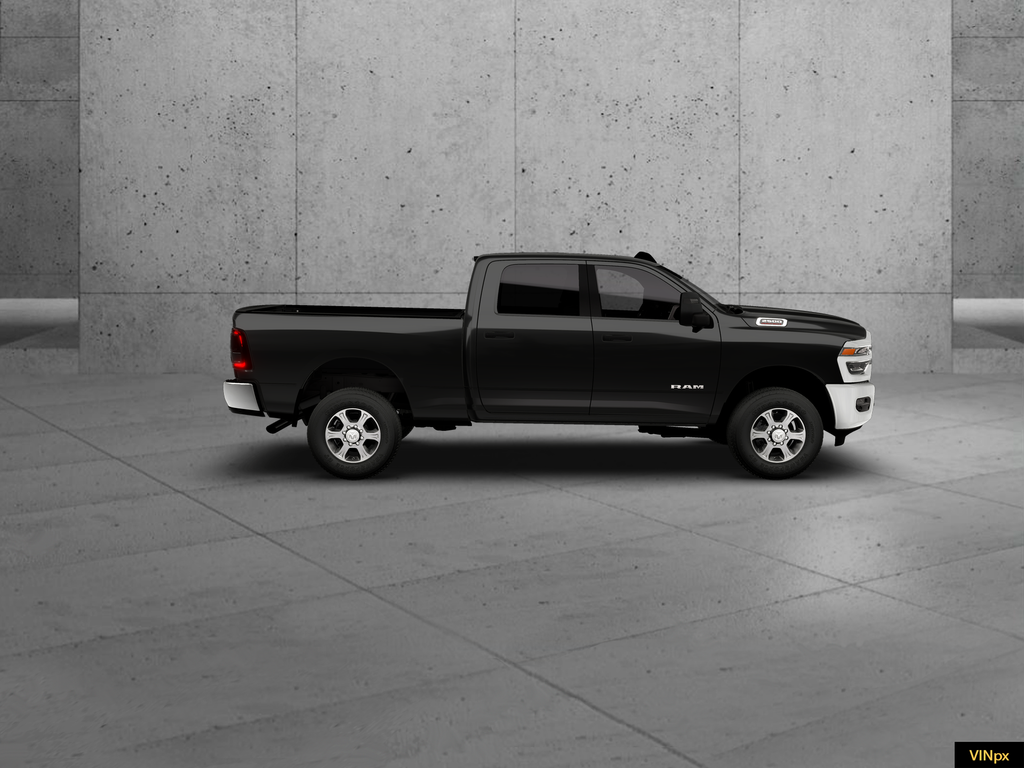 New 2026 Diamond Black Crystal Pearl-Coat Exterior Paint RAM Big Horn image 3
