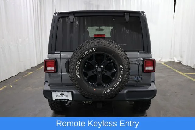 Used 2021 Gray Clearcoat Jeep Unlimited Willys image 4
