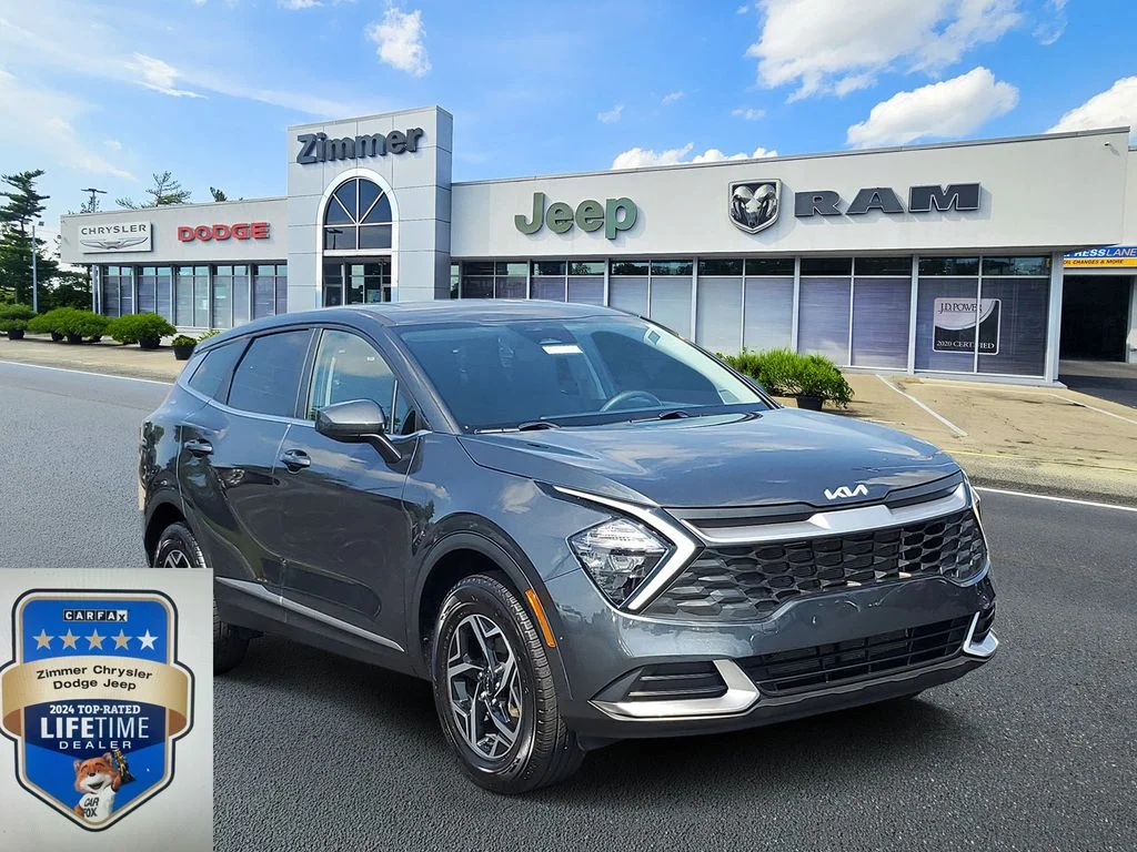 Used 2023 Gray Kia LX image 1