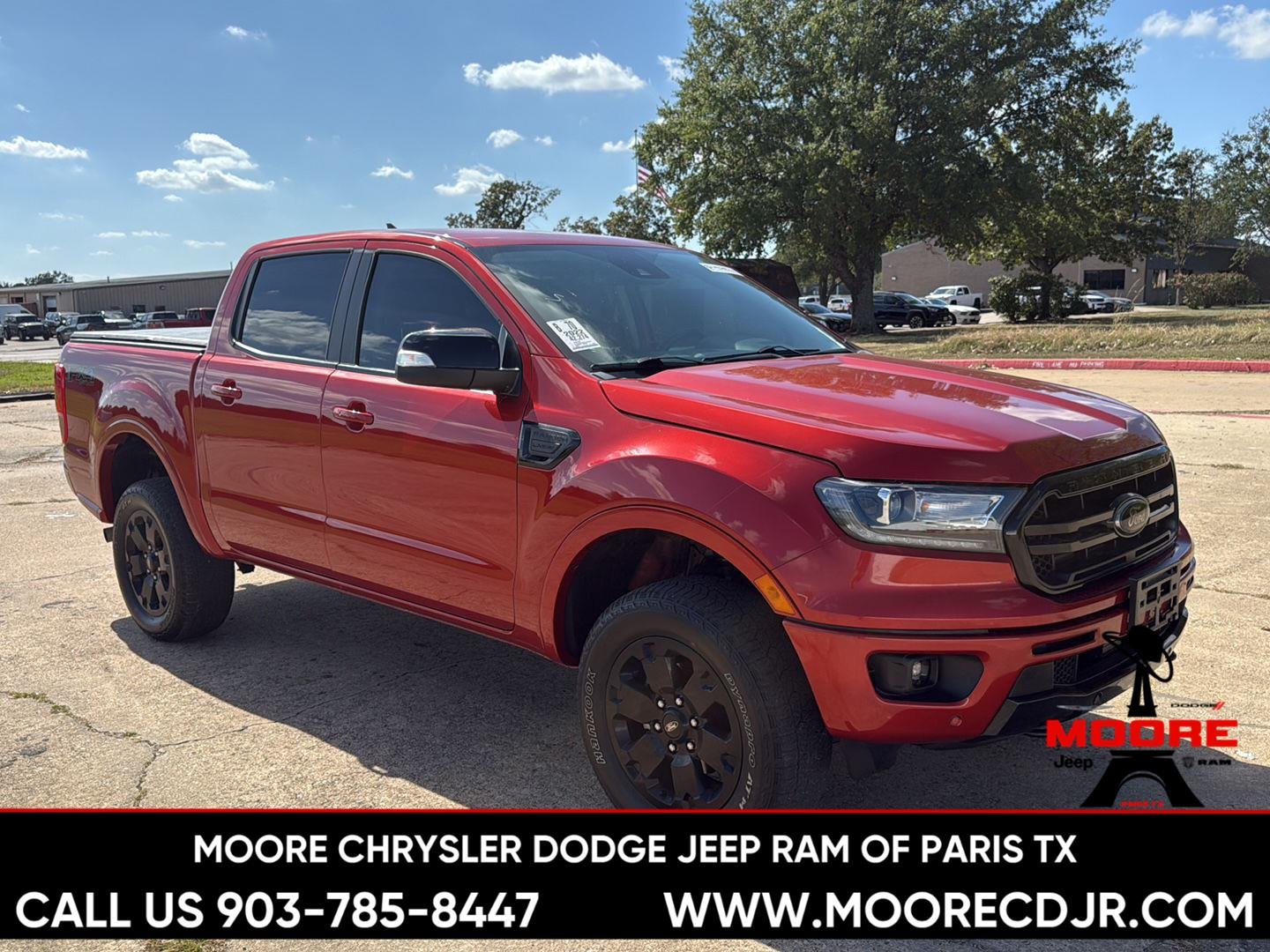 Used 2022 HOT PEPPER RED ME FORD TRUCK LARIAT image 4