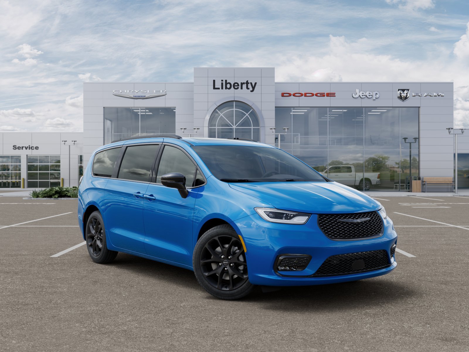New 2026 Hydro Blue Pearl-Coat Exterior Paint Chrysler Select image 38