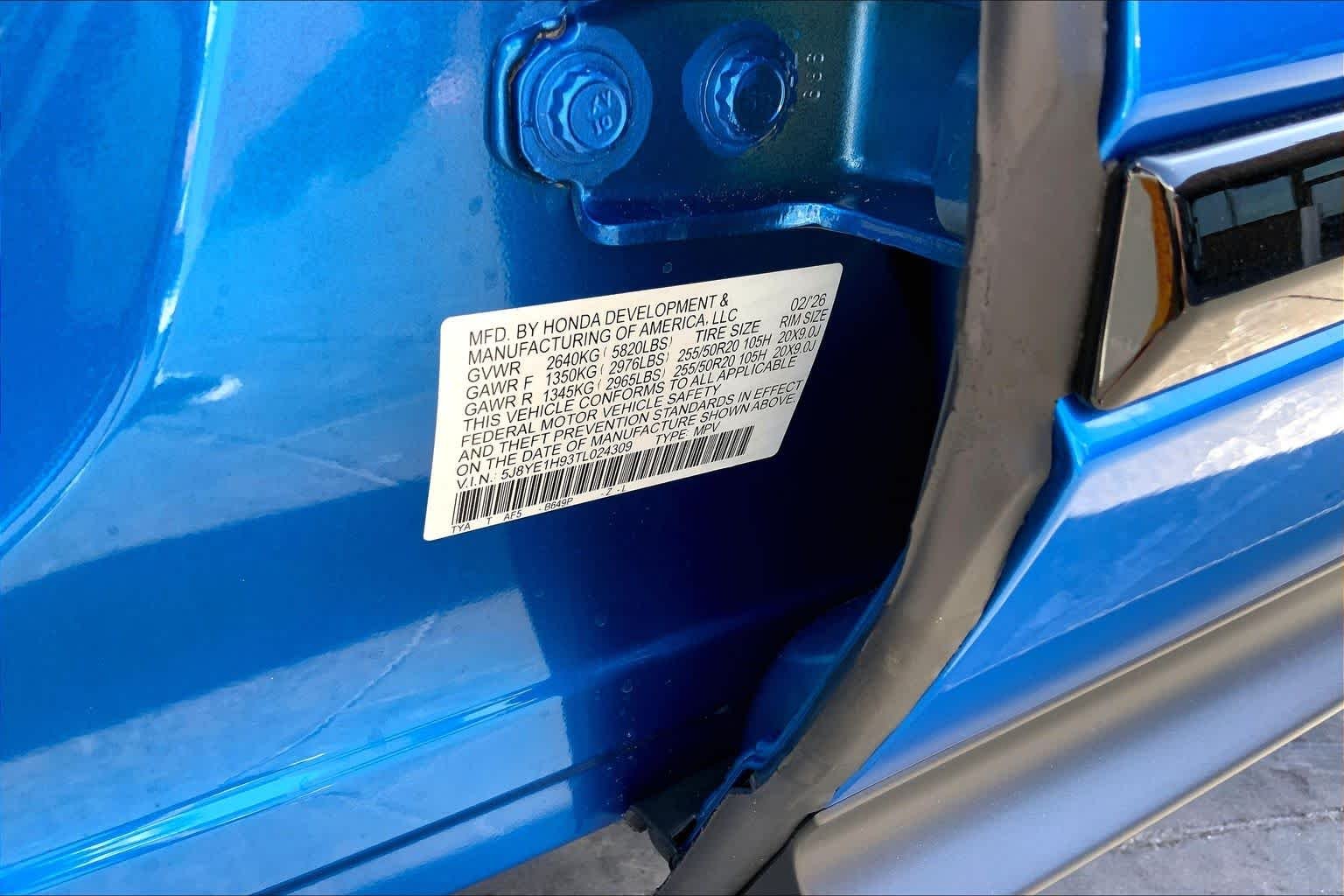 New 2026 Double Apex Blue Pearl Acura w/A-Spec Advance Package image 17