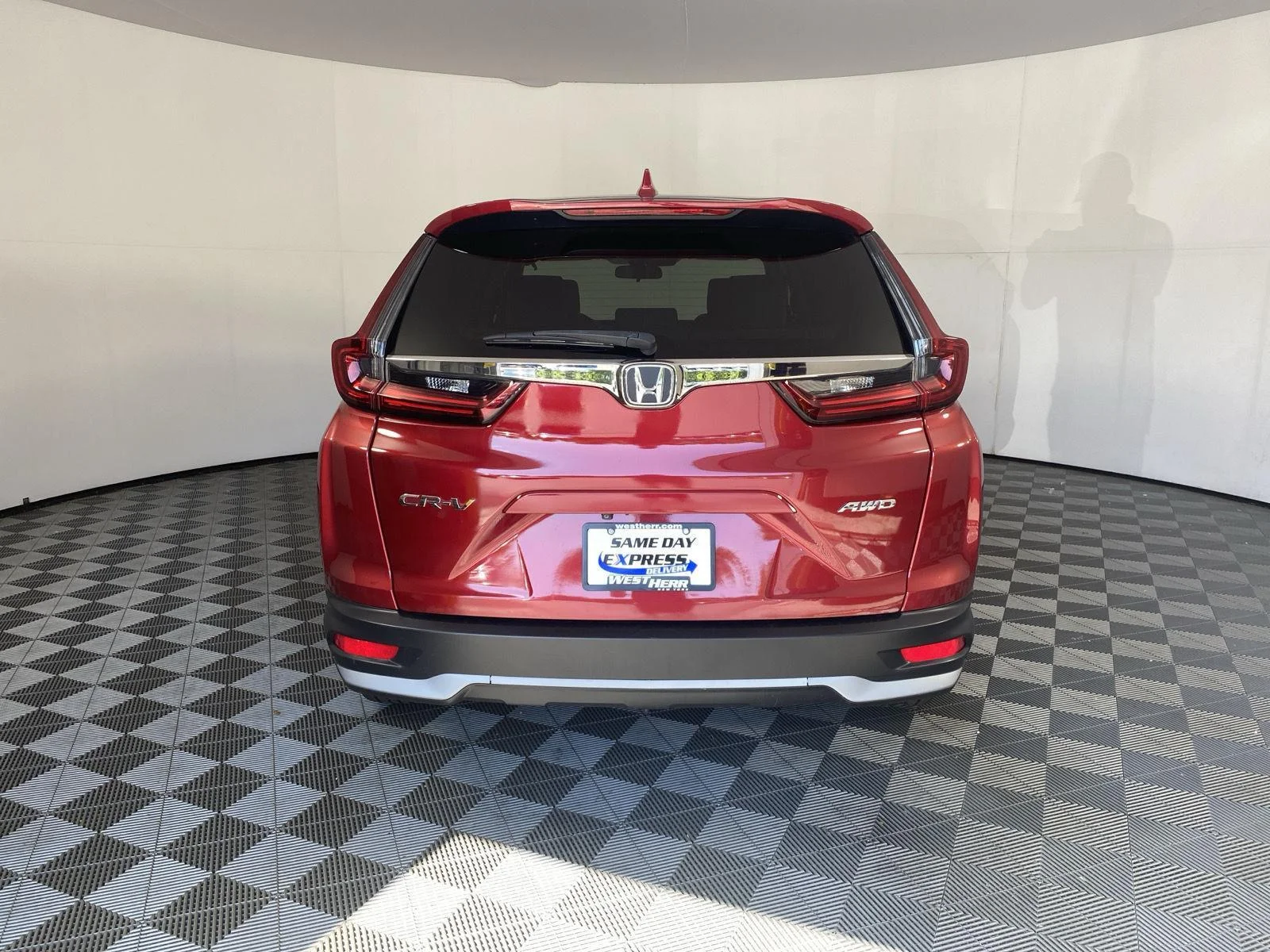 Used 2021 Radiant Red Metallic Honda EX image 6