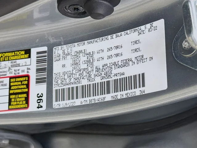 Used 2022 Silver Toyota TRD Off-Road image 32