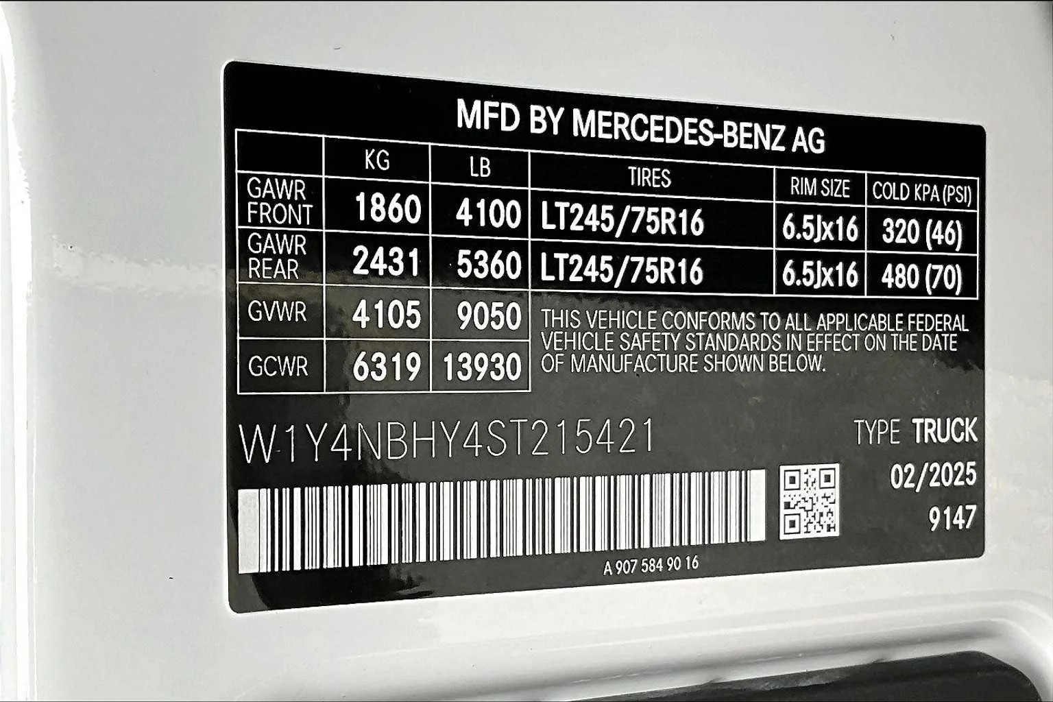 2025 Mercedes-Benz Sprinter Cargo Van Base - Photo 12