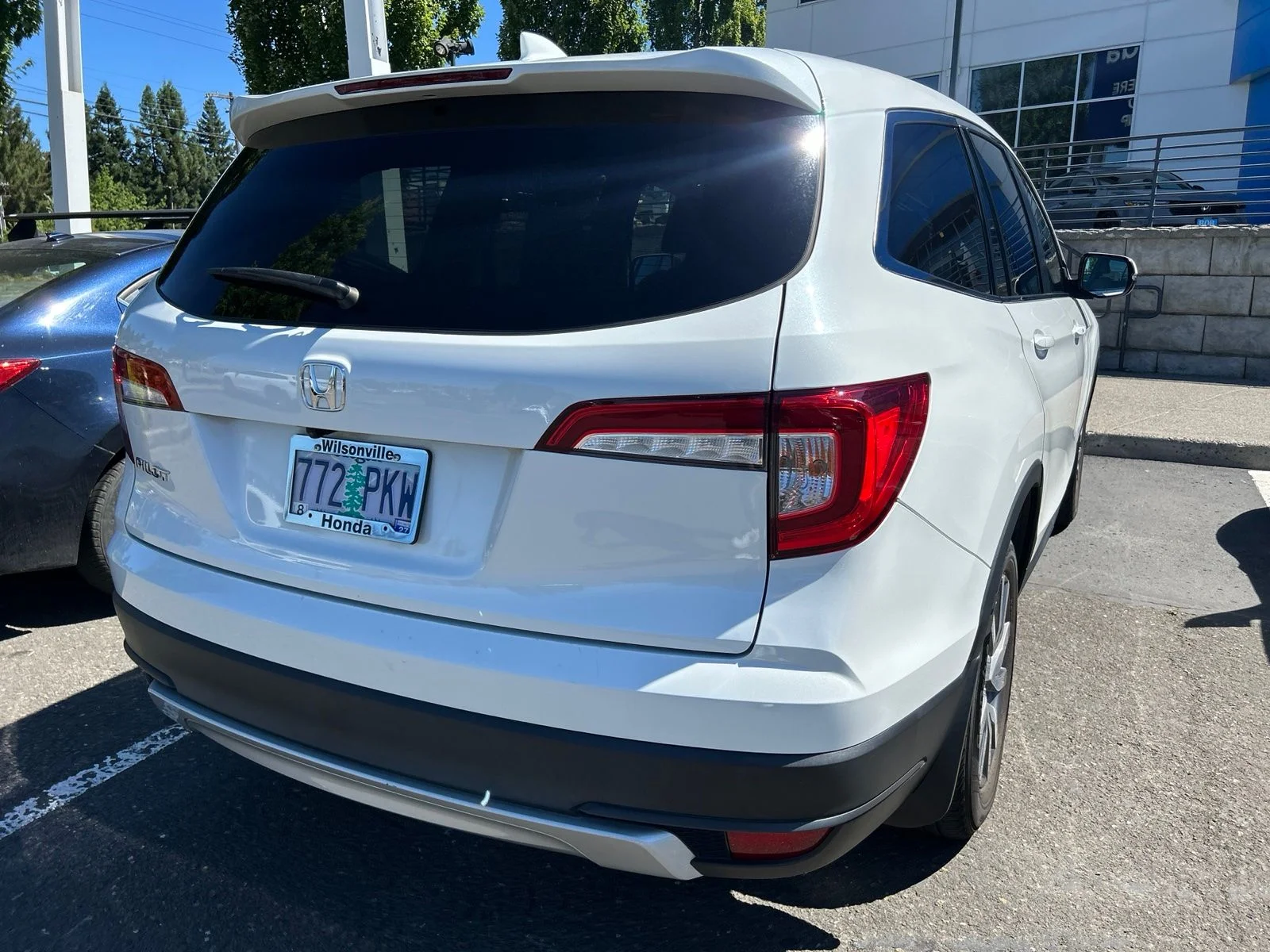Used 2021 Platinum White Pearl Honda EX-L image 5