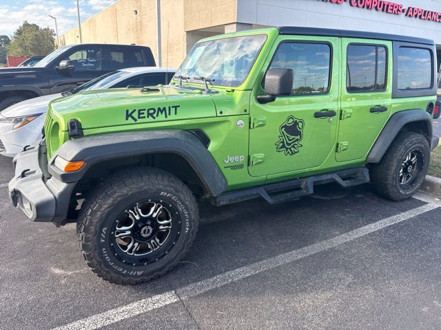Used 2018 Green Jeep Unlimited Sport S image 2