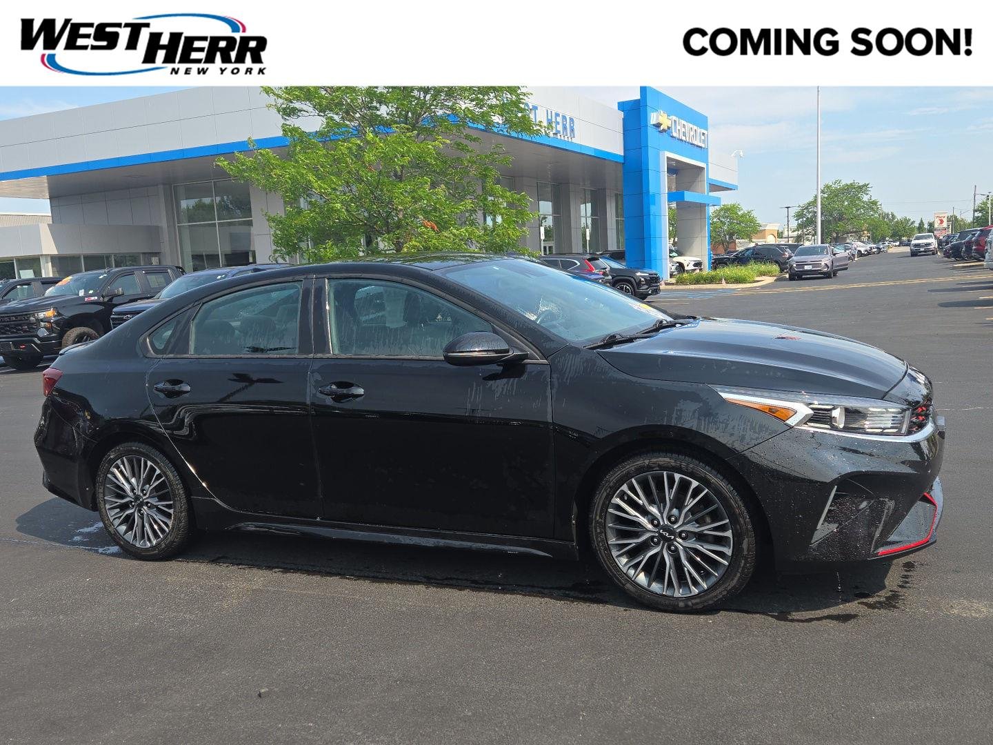 Used 2023 Aurora Black Pearl Kia GT-Line image 1